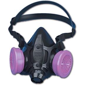 Honeywell North by Honeywell 770030M 7700 Series Half Mask Respirator W/O Filter, Capacity, Volume, Standard, Medium, Navy in Saudi Arabia