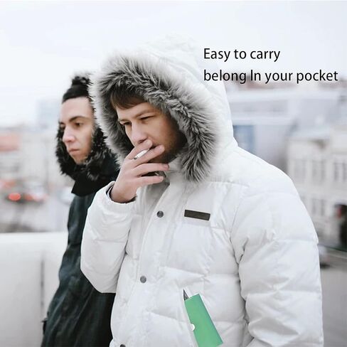 حقيبة منفضة سجائر بجيب محمول 4 قطع، مصنوعة من مادة البولي فينيل كلورايد مقاومة للحريق قابلة لإعادة الاستخدام صديقة للبيئة للاستخدام في الهواء الطلق أو أثناء السفر in Kuwait