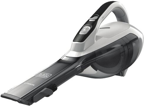 BLACK+DECKER dustbuster AdvancedClean Cordless Handheld Vacuum, Powder White (HVLA325J10) in Saudi Arabia