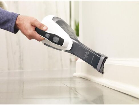 BLACK+DECKER dustbuster AdvancedClean Cordless Handheld Vacuum, Powder White (HVLA325J10) in Saudi Arabia