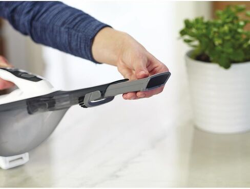BLACK+DECKER dustbuster AdvancedClean Cordless Handheld Vacuum, Powder White (HVLA325J10) in Saudi Arabia