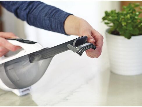BLACK+DECKER dustbuster AdvancedClean Cordless Handheld Vacuum, Powder White (HVLA325J10) in Saudi Arabia