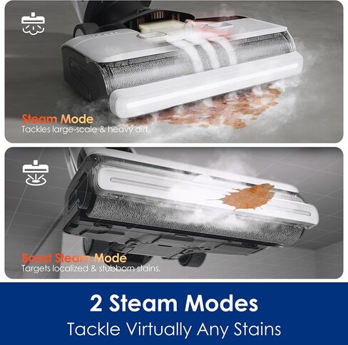 Tineco FLOOR ONE S7 Steam Cordless Floor Washer All-in-One, Steam Mop for Sticky Mess Clean Up on Hard Floors with Digital Display, Self-Cleaning, Edge Cleaning, Forward Traction, Safe for Kids & Pets in Saudi Arabia