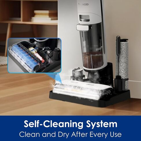 Tineco FLOOR ONE S7 Steam Cordless Floor Washer All-in-One, Steam Mop for Sticky Mess Clean Up on Hard Floors with Digital Display, Self-Cleaning, Edge Cleaning, Forward Traction, Safe for Kids & Pets in Saudi Arabia