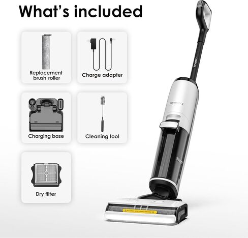 Tineco FLOOR ONE S7 Steam Cordless Floor Washer All-in-One, Steam Mop for Sticky Mess Clean Up on Hard Floors with Digital Display, Self-Cleaning, Edge Cleaning, Forward Traction, Safe for Kids & Pets in Saudi Arabia