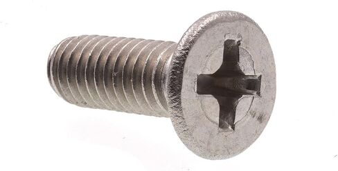 Prime-Line 9121152 Machine Screws, Metric, Flat Head, Phillips Drive, M4-0.7 X 12MM, Grade A2-70 Stainless Steel (10 Pack) in Saudi Arabia