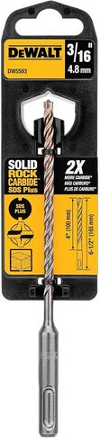 DEWALT DW5404 3/16-Inch x 6-1/2-Inch x 8-1/2-Inch ROCK CARBIDE SDS Plus Hammer Bit in Saudi Arabia