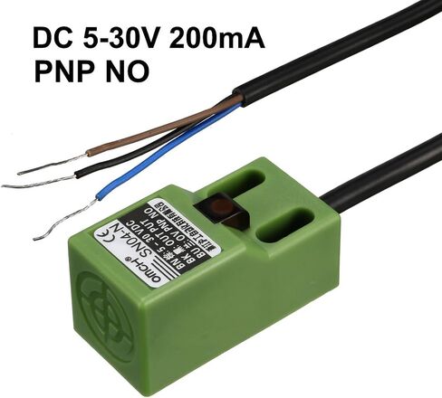 uxcell 4mm Inductive Proximity Sensor Switch Detector PNP NO DC 5-30V 200mA 3-Wire SN04-P for 3D Printer Probe Bed Leveling,MCU Board in Saudi Arabia