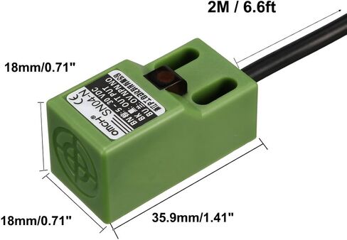 uxcell 4mm Inductive Proximity Sensor Switch Detector PNP NO DC 5-30V 200mA 3-Wire SN04-P for 3D Printer Probe Bed Leveling,MCU Board in Saudi Arabia