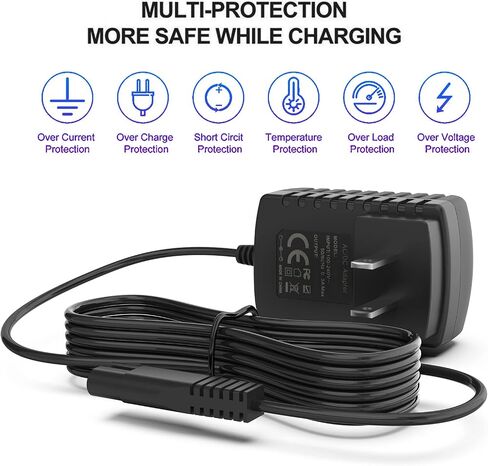 for Bissell Pet Hair Vacuum 2390 2390A 23903 2284 2284W Charger for Bissell 14.4V Lithium Ion Cordless Hand Vacuum 1614206 Power Cord AC DC Adapter Supply in Saudi Arabia