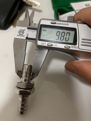 تركيبات الخراطيم الشائكة تركيب الحاجز 3/8 بوصة من الفولاذ المقاوم للصدأ تركيب الحاجز من خلال السائبة الحاجز المستقيم السداسي الاتحاد بارب المناسب دلو الحاجز 2 في العبوة in Kuwait