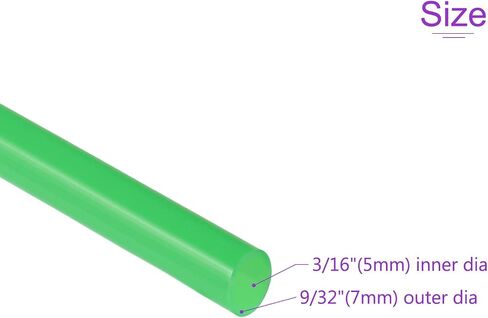 DMiotech 5mm ID 7mm OD 10 Feet Silicone Tube Green Industrial Silicone Tubing for Water Air Pump in Saudi Arabia
