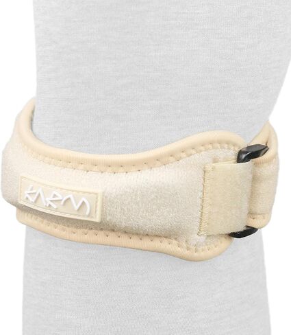 دعامات الركبة ذات الحجم الكبير من KARM لألم الركبة ذات الحجم الزائد - حزام دعم وتر الرضفة، حزام الركبة الرضفي، دعامة الركبة لتثبيت الرضفة ذات الحجم الزائد. وصلات للركبة (مقاس كبير؛ زوج من شريطين باللون الأسود) in Kuwait