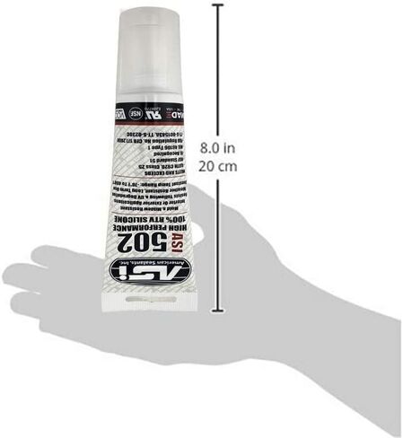 مانع تسرب السيليكون 100% RTV - أنبوب ضغط 2.8 أونصة - شفاف- in Kuwait