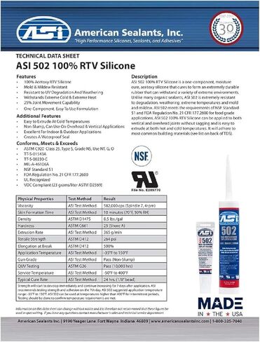 مانع تسرب السيليكون 100% RTV - أنبوب ضغط 2.8 أونصة - شفاف- in Kuwait