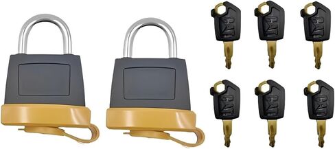 2 مجموعة 246-2641 قفل مع 6 قطعة 5P8500 مفاتيح الإشعال لشركة كاتربيلر كات 20103300 2849039 7X7700 1428828 in Kuwait