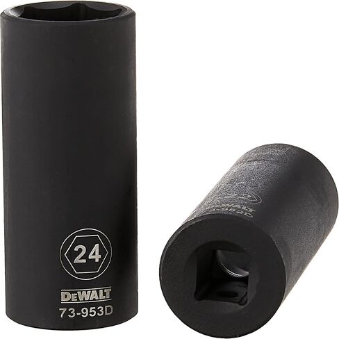 DEWALT DWMT74736 Tough Box 7PC SAE 1/2 Deep Drive Impact Socket Set in Saudi Arabia