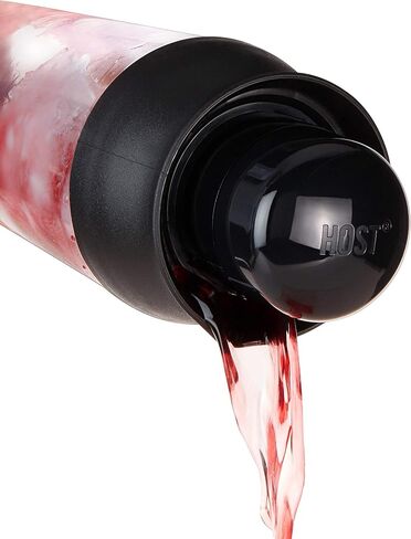 HOST All in One Cocktail Shaker Set | 5 in 1 Tool - Jigger Cap | Strainer | Reamer | Stainless Steel Bottle Opener and Oz and mL Markers 18 oz Capacity - Multitool Bartending Mixer for Drinks in Kuwait