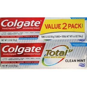 Colgate Colgate total toothpaste, clean mint, 3.3 oz. 2-pack- paste, 6.6 Fl Oz in Kuwait