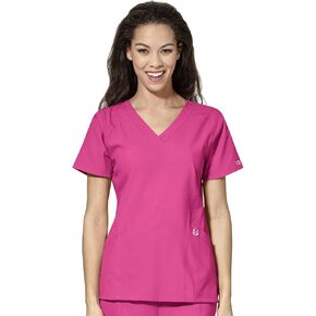 WonderWink Women's Stylized V-Neck Top