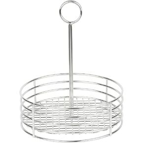 G.E.T. 4-81850 Stainless Steel Round Stainless Steel Condiment Caddy Stainless Steel Table Caddies Collection,7.5" in Saudi Arabia