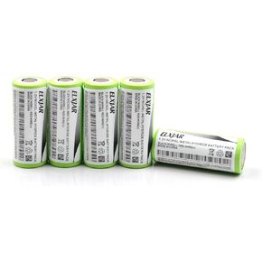 YUTSUJO (5 عبوات) 1.2 فولت 1200 مللي أمبير 4/5A Ni-MH حزمة بطارية لليثونيا ELB-1210N ELB-1201N KR-1500AUL KR1100AE KR-1200AUL ASC0086 علامة خروج ضوء الطوارئ in Kuwait