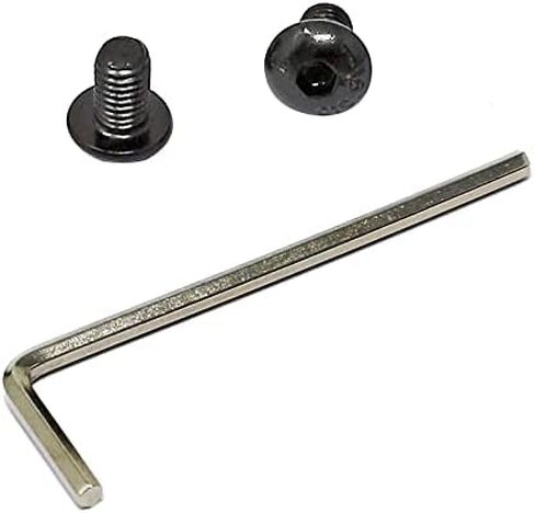 iexcell 100 Pcs M5 x 8 Thread Pitch: 0.8 mm Alloy Steel 10.9 Grade Hex Socket Button Head Cap Screws Bolts Kit, Black Oxide Finish in Saudi Arabia