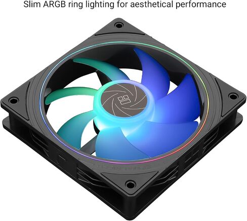 Thermalright TL-S12-S CPU Fan 120mm Case Cooler Fan ARGB, 4pin PWM Connector Silent Computer Fan with S-FDB Bearing Included,up to 1500RPM Cooling Fan(Pack of 3) in Saudi Arabia