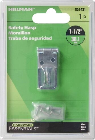 مجموعة The Hillman 851431 1-1/2 بوصة دباسة ثابتة للأمان ، مطلي بالزنك, 851431 in Kuwait