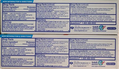 Colgate Colgate total toothpaste, clean mint, 3.3 oz. 2-pack- paste, 6.6 Fl Oz in Kuwait