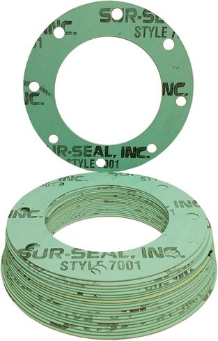 Sterling Seal CFF7001.2500.062.300X20 7001 Compressed Non-Asbestos, Full Face Gasket, 2-1/2" Pipe Size, 1/16" Thick, Pressure Class 300#, 2.875" ID, Aramid Fibers/Nitrile Rubber (Pack of 20) in Saudi Arabia