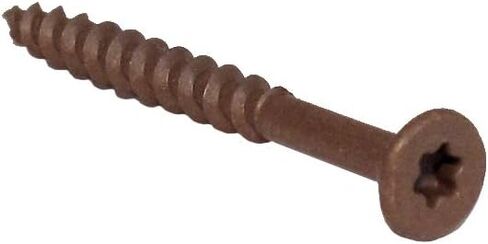 Grip Rite Prime Guard Grip Rite P3STB5#9 x 3 Exterior Star Drive Screws, Brown (5-Pound Tub) in Saudi Arabia