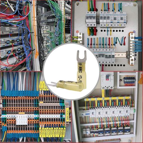 50 قطعة من شوكة المؤخرة المعزولة من النايلون من هيليتتشي، موصل طرفي تجعيد كهربائي (12-10AWG، 10) in Saudi Arabia