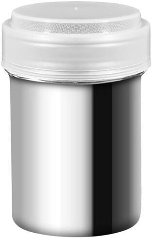 منفضة شاكر السكر من الستانلس ستيل، شيكر شوكولاتة، دقيق الكاكاو الشبكي الدقيق، غربال القهوة مع غطاء، القرفة، السكر، الكاكاو، الدقيق، الشوكولاتة، غربال القهوة in Kuwait