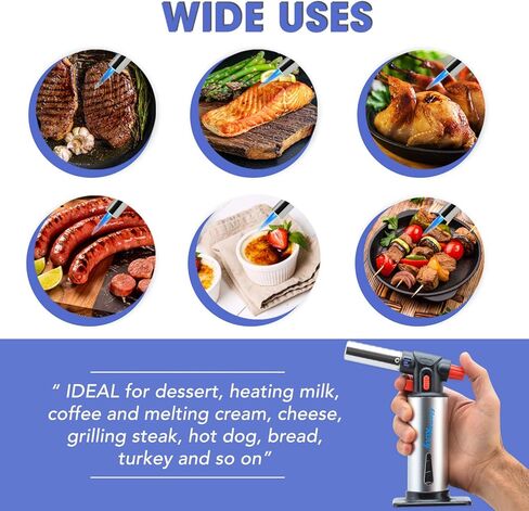 Flame King Propane & Mapp Gas Blow Torch 27,000 BTU مع مشعل ذاتي للحرق واللحام وكمشعل نار in Kuwait