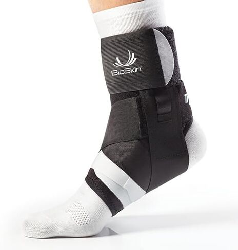 BIOSKIN TriLok دعامة الكاحل للنساء والرجال - دعامة الكاحل للتواء الكاحل، وتخفيف التهاب اللفافة الأخمصية، ودعم قوس القدم، وتخفيف التهاب الأوتار الشظوي، ودعم PTTD in Kuwait