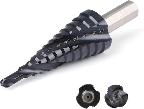 لقمة مثقاب كوبالت M35 ثلاثة فلوت حلزوني 3/16 بوصة - 7/8 بوصة - للمعادن والفولاذ المقاوم للصدأ والألومنيوم والخشب والبلاستيك in Kuwait