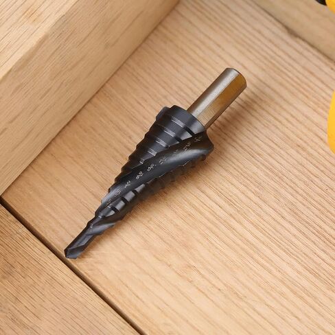 لقمة مثقاب كوبالت M35 ثلاثة فلوت حلزوني 3/16 بوصة - 7/8 بوصة - للمعادن والفولاذ المقاوم للصدأ والألومنيوم والخشب والبلاستيك in Kuwait