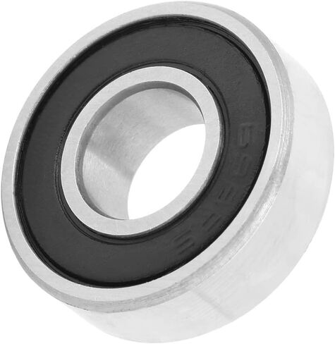 20 قطعة محمل كروي ذو أخدود عميق درع مزدوج، معرف 8 مم × 19 مم OD × 6 مم عرض محامل ميكانيكية للسيارات، محمل 698RS فولاذ + غطاء مطاطي محامل عالية السرعة in Kuwait