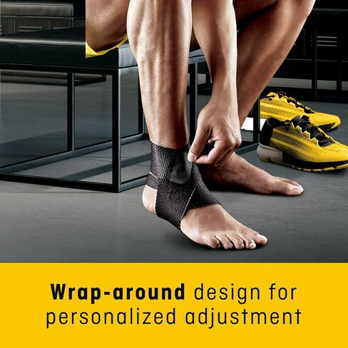 3M Futuro Sport Deluxe Black Ankle Stabilizer One Size Hook and Loop Strap for The Foot 46645ENR in Saudi Arabia