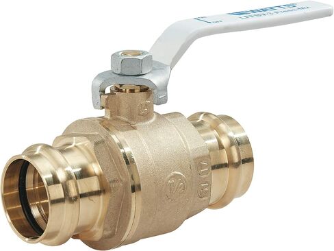 Watts 88005494 LFFBV-3-PRESS-M2 2-Piece Brass Press Ball Valve with Press Fitting End Connection, 3/4 Inch in Saudi Arabia