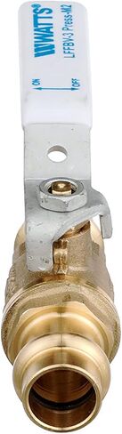 Watts 88005494 LFFBV-3-PRESS-M2 2-Piece Brass Press Ball Valve with Press Fitting End Connection, 3/4 Inch in Saudi Arabia