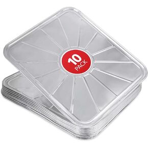 Disposable Foil Oven Liners (5 Pack) Aluminum Foil Oven Liners for Bottom of Electric Oven & Gas Oven, Reusable Oven Drip Pan Tray for Cooking & Baking, Disposable Baking Mats - Stock Your Home