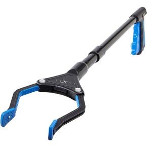 Grabber Reacher Tool - Newest Version Luxet 19 Inch Long Steel Foldable Pick Up Stick - Strong Grip Magnetic Tip - Heavy Duty Trash Picker Claw Reacher Grabber Tool for Elderly Wheelchair Mobility Aid in Kuwait