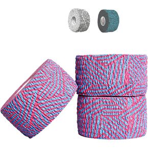 Happy Thumbs Tape Company - Gym & Hook Grip Tape - Thumb & Finger Protection - for Cross Training, Weightlifting, Gymnastics & More - Stretchy Adhesive Athletic Weightlifting Tape - 24 ft Long 6 Pack
