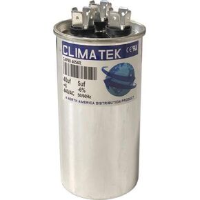 ClimaTek Round Capacitor - fits Carrier # HC98JA041D | 40/5 uf MFD 370/440 Volt VAC in Kuwait