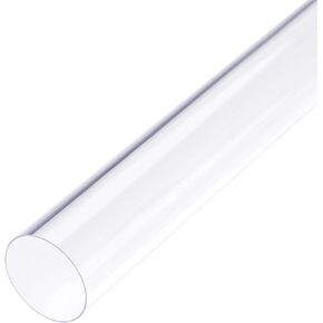 uxcell 2pcs Clear Rigid PVC Pipe 1/4" ID x 5/16" OD x 1.6ft Round Tube Tubing