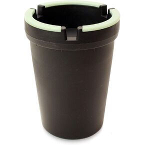 Stub Out Glow in The Dark And Non-Glow - Butt Bucket Ashtray (Black, Regular)