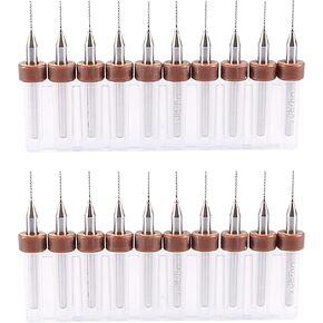 uxcell PCB Drill Bits 0.5mm Tungsten Carbide Rotary Tool Jewelry CNC Engraving Print Circuit Board Micro Drill Bits 1/8 Inch Shank 2 Set (20 Pcs) in Saudi Arabia