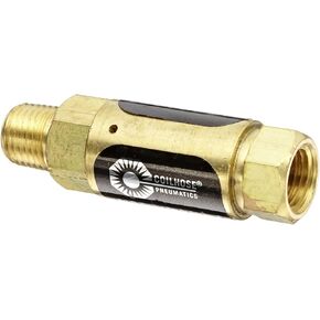 منظم الضغط في الخط Coilhose Pneumatics 4214-70PS، تم ضبطه مسبقًا حتى 70 رطل لكل بوصة مربعة، مع 1/4 بوصة ذكر/أنثى MPT in Saudi Arabia